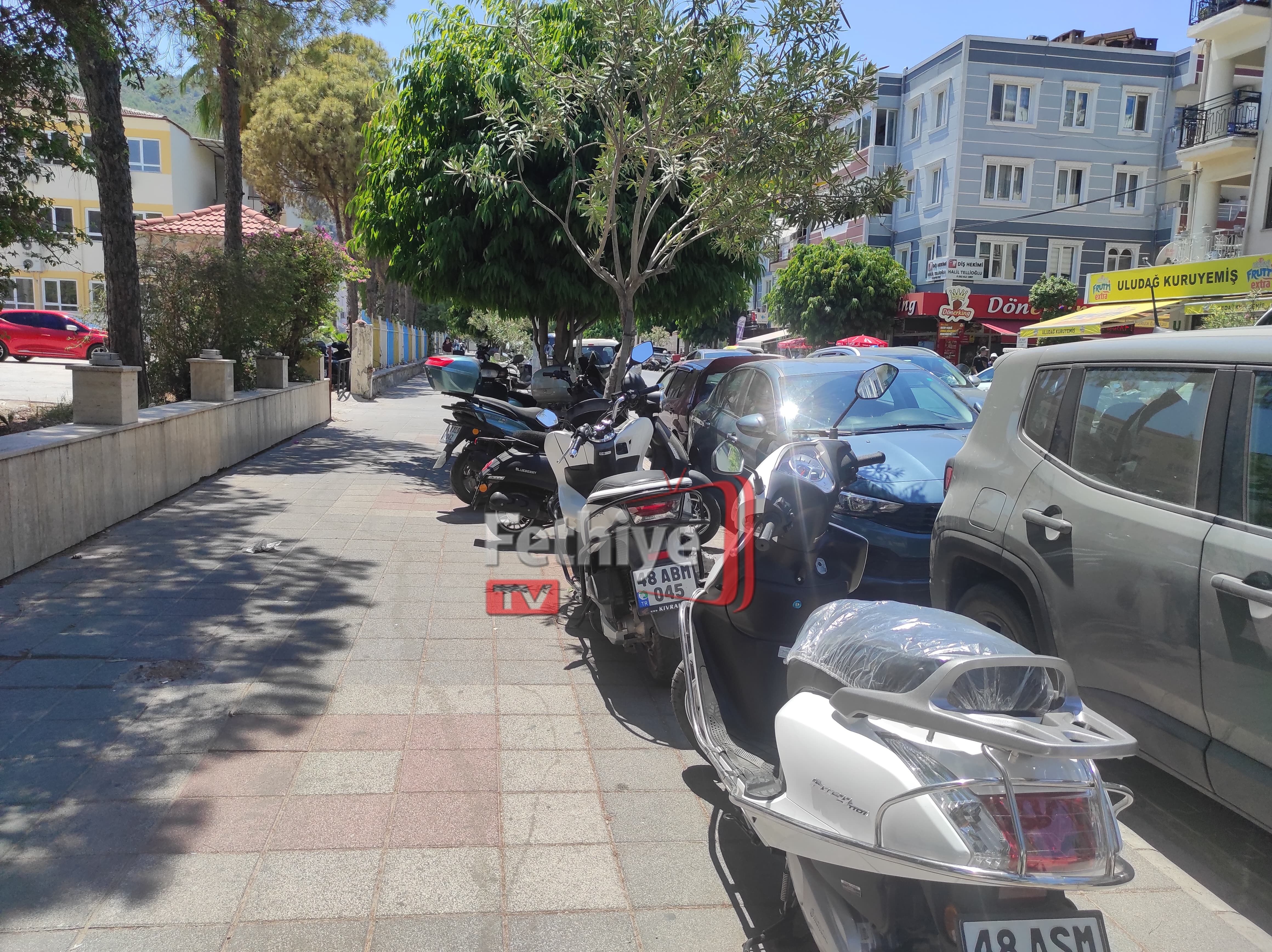 Fethiye'de Motosiklet Park Sorunu Büyüyor