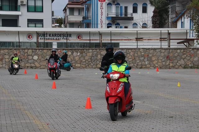 Fethiye’de Motosiklet Sürüş Eğitimi Büyük İlgi Gördü