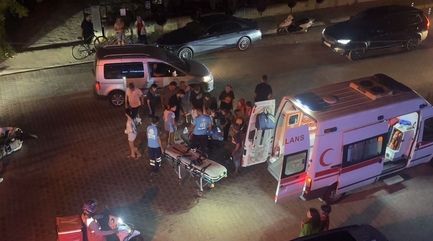 Fethiye’de Motosikletle Otomobil Çarpıştı; 1 Yaralı
