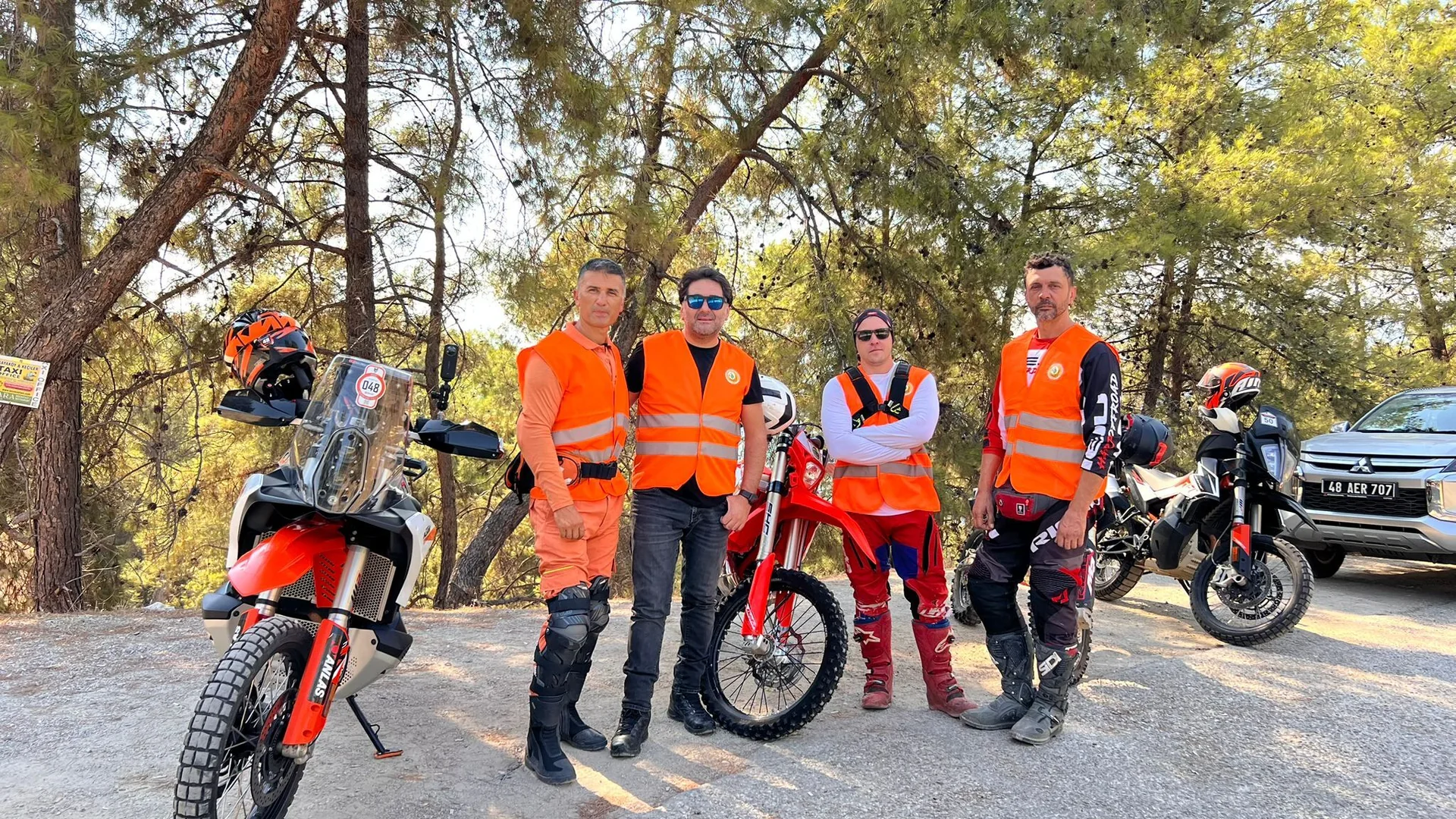 Fethiye'de Orman Gönüllüleri Motorize Devriye Ekibi Teyakkuzda