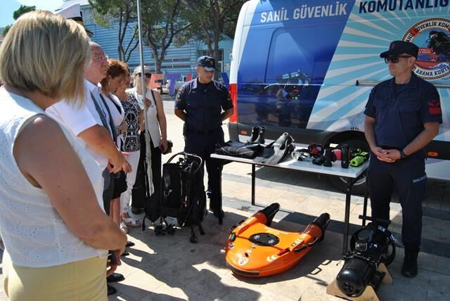 Fethiye’de Sahil Güvenlik Deniz Dibi Temizliği Yaptı