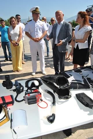 Fethiye’de Sahil Güvenlik Deniz Dibi Temizliği Yaptı