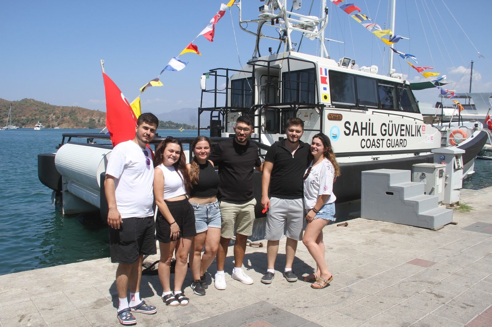 Fethiye'de Sahil Güvenlik TCSG-911 Botu Ziyaretçilerini Ağırladı