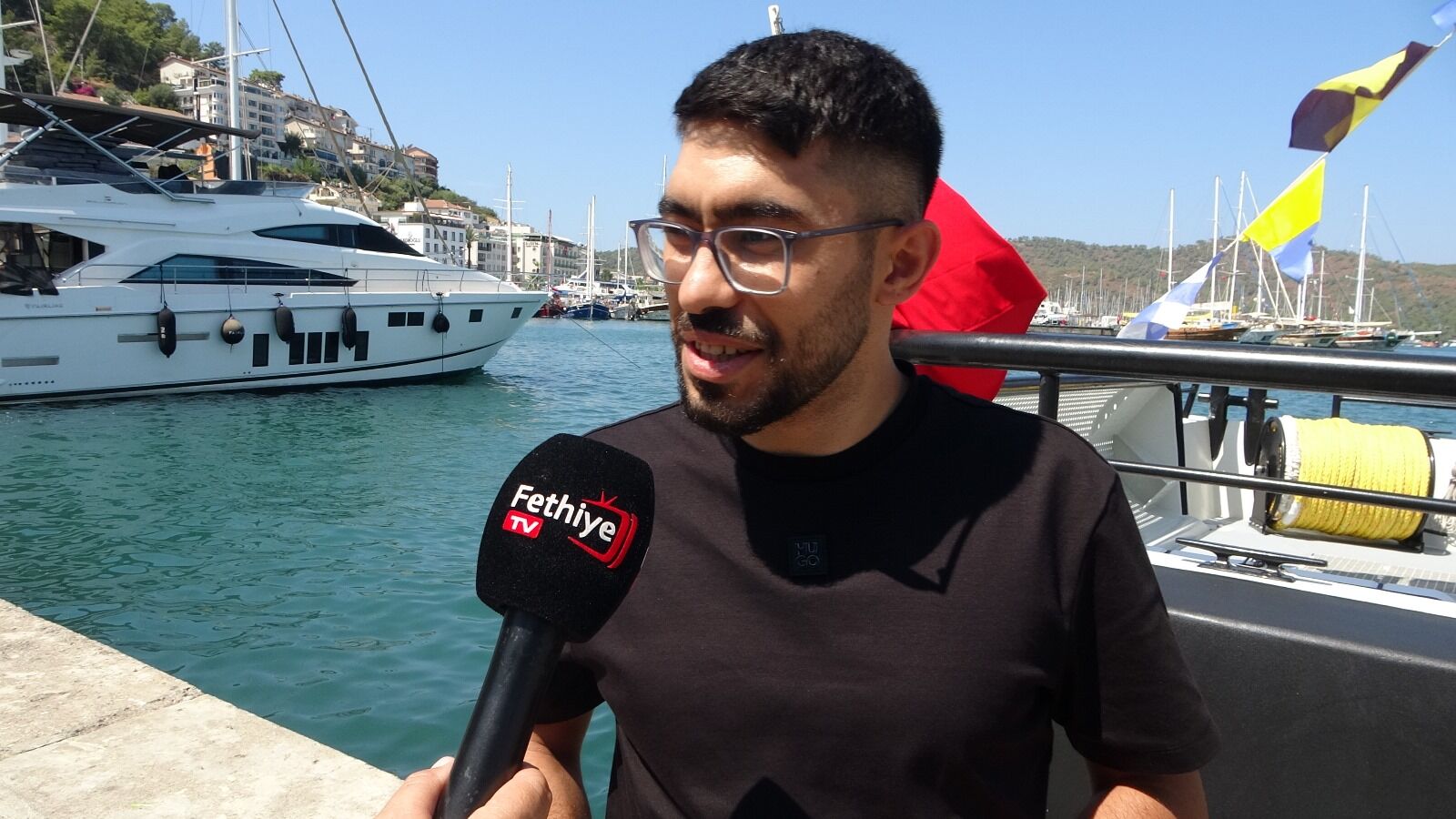 Fethiye'de Sahil Güvenlik TCSG-911 Botu Ziyaretçilerini Ağırladı