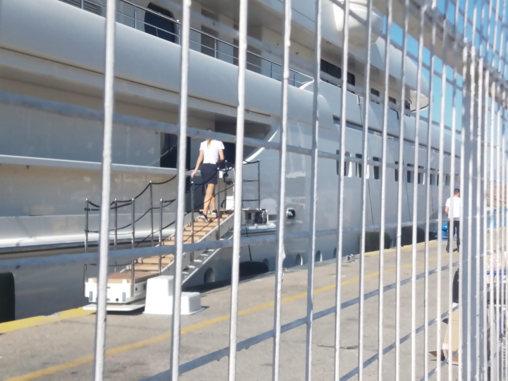 Fethiye'de Süper Yat Romea'ya Yakıt İkmali Yapıldı