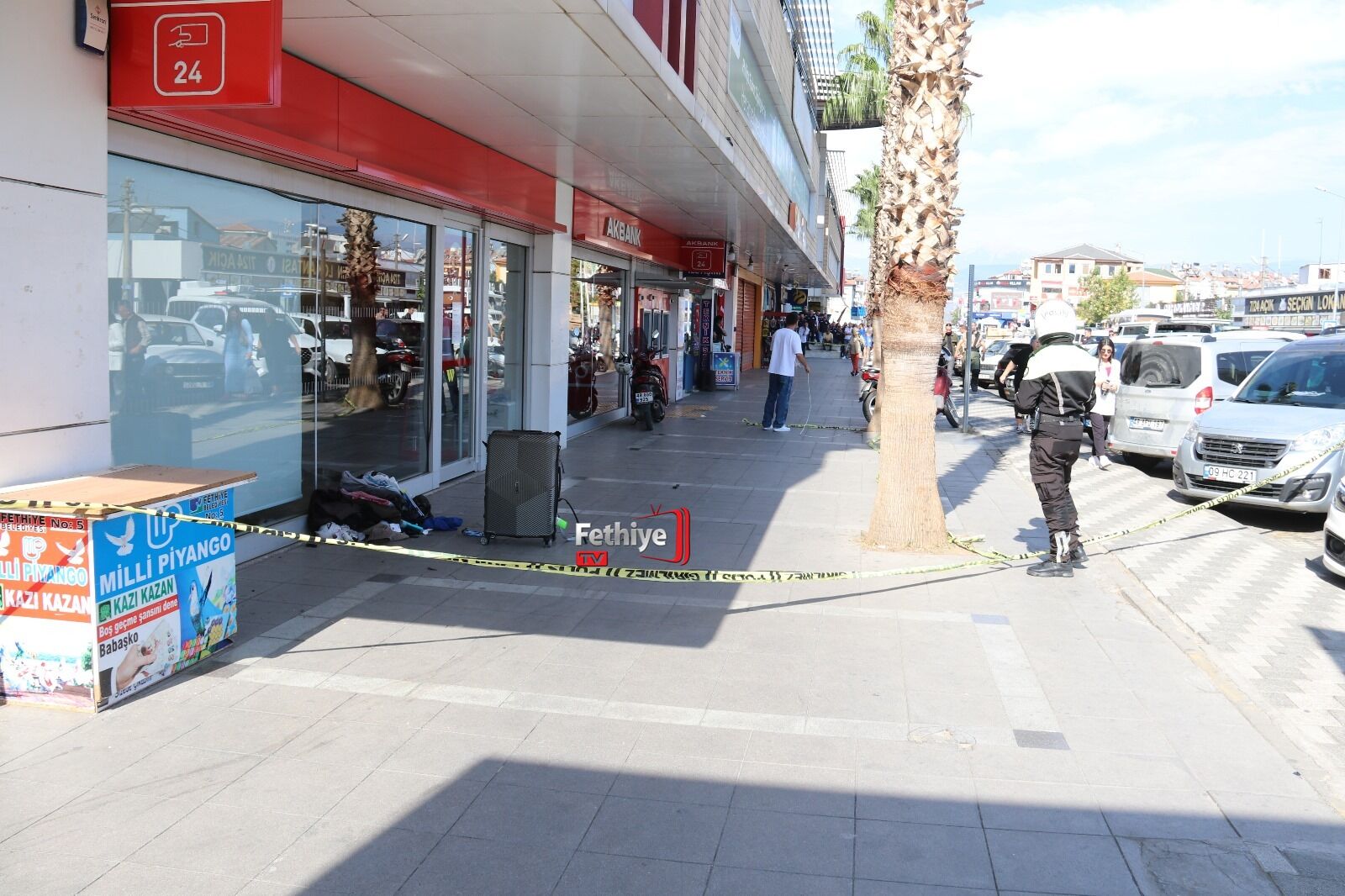 Fethiye'de Şüpheli Çanta Fünye İle Patlatıldı