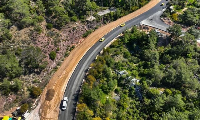 Fethiye’de Taşyaka–Ölüdeniz Yol Projesi Tüm Hızıyla Sürüyor