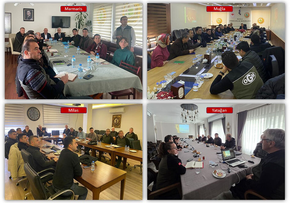 Fethiye’de Teknik Personellere Yangın Eğitimi Verildi