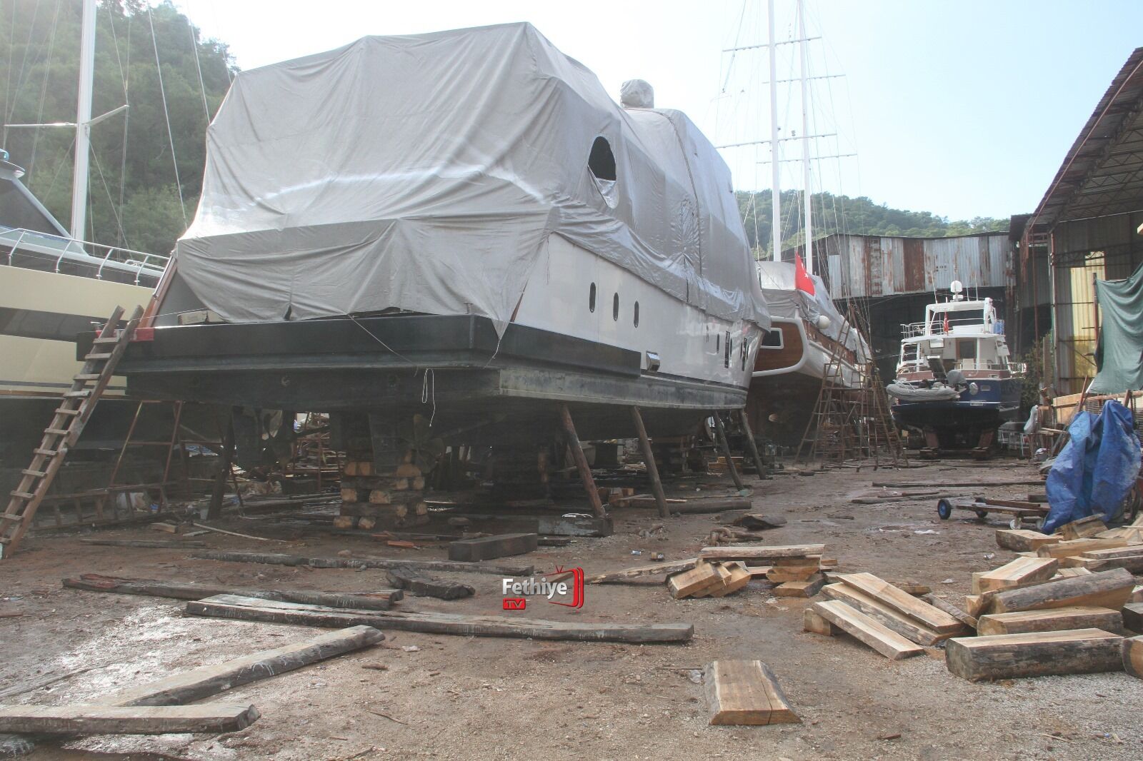 Fethiye’de Tersanecilerin İş Sezonu Başladı