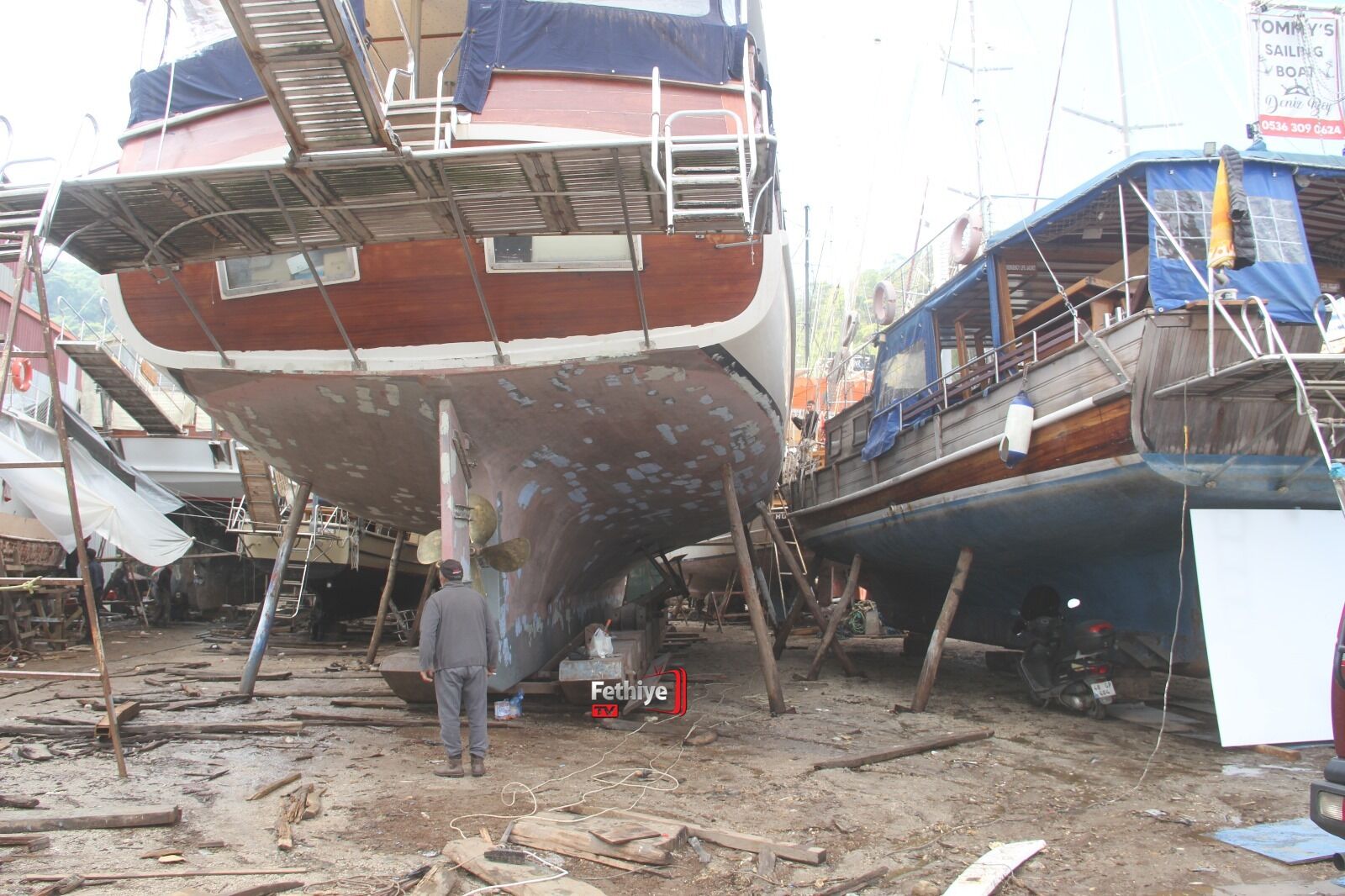 Fethiye’de Tersanecilerin İş Sezonu Başladı