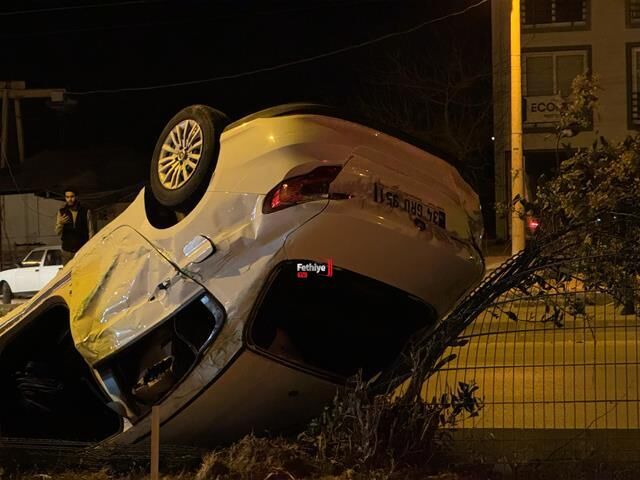 Fethiye’de Trafik Kazası: 2 Kişi Yaralandı