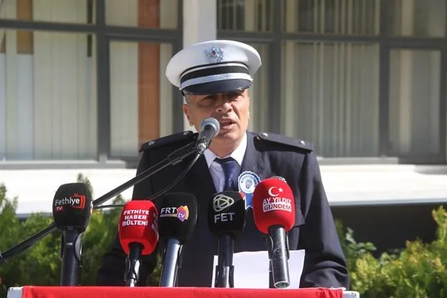 Fethiye'de Türk Polis Teşkilatının 180. Kuruluş Yıldönümü Törenle Kutlandı