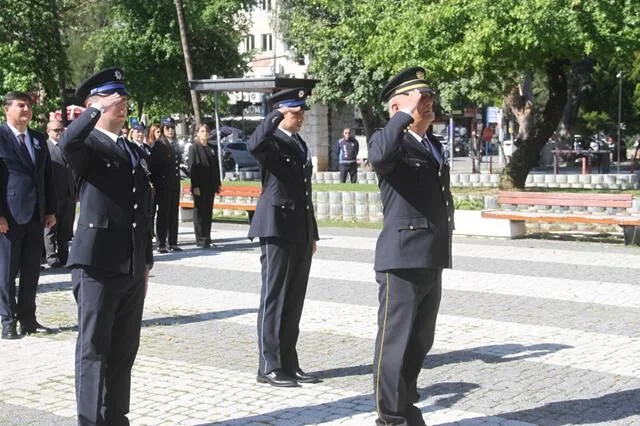 Fethiye'de Türk Polis Teşkilatının 180. Kuruluş Yıldönümü Törenle Kutlandı