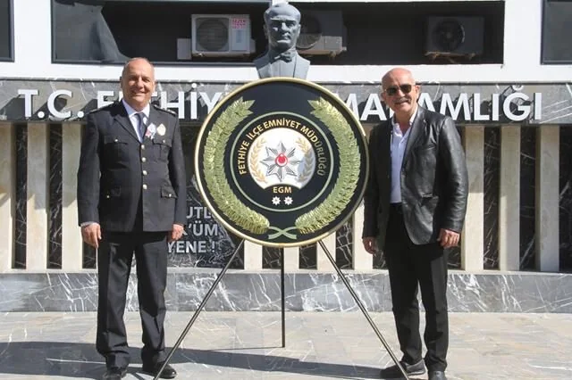 Fethiye'de Türk Polis Teşkilatının 180. Kuruluş Yıldönümü Törenle Kutlandı