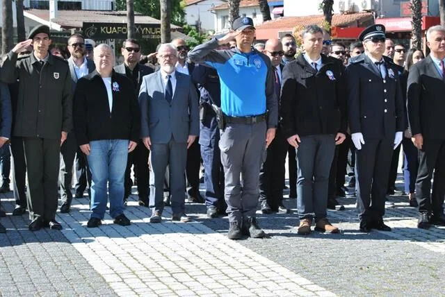 Fethiye'de Türk Polis Teşkilatının 180. Kuruluş Yıldönümü Törenle Kutlandı