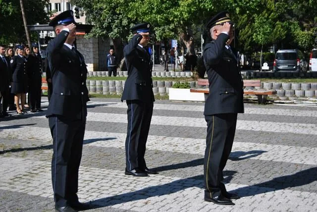 Fethiye'de Türk Polis Teşkilatının 180. Kuruluş Yıldönümü Törenle Kutlandı