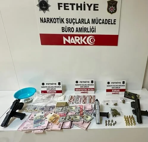 Fethiye’de Uyuşturucu Operasyonu: 5 Tutuklama