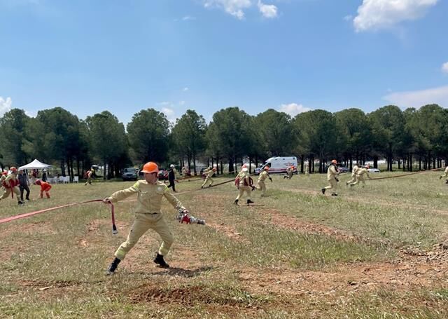 Fethiye’de Yangın Ekiplerinin İş Başı Eğitimleri Yapıldı