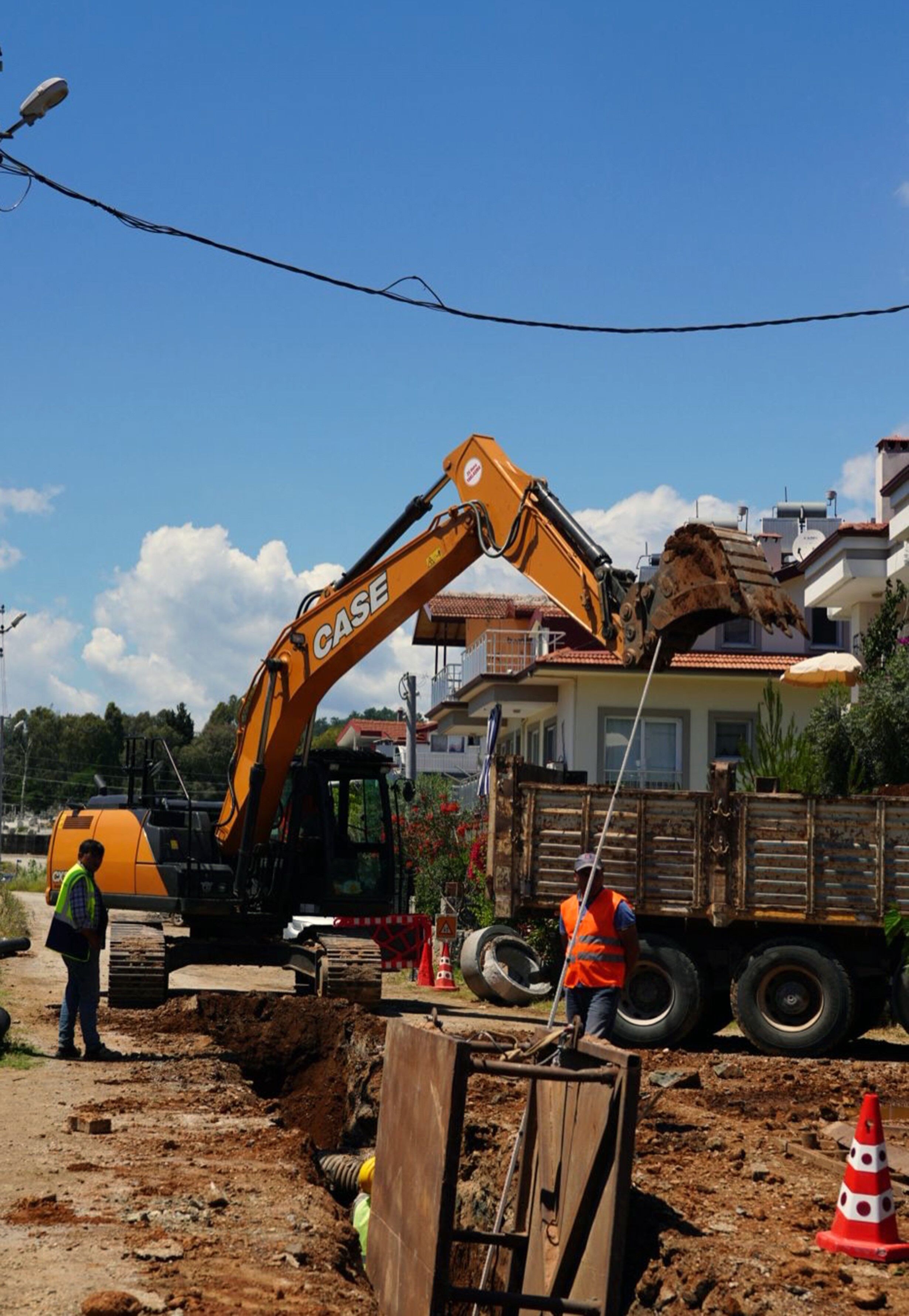 Fethiye’de Yeni Mahalle Kanalizasyona Kavuşuyor