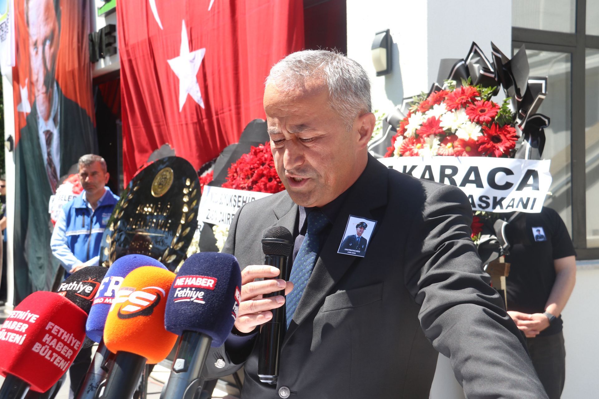 Fethiye’de Zabıta Personeli Kerem Ersoy’a Duygusal Veda