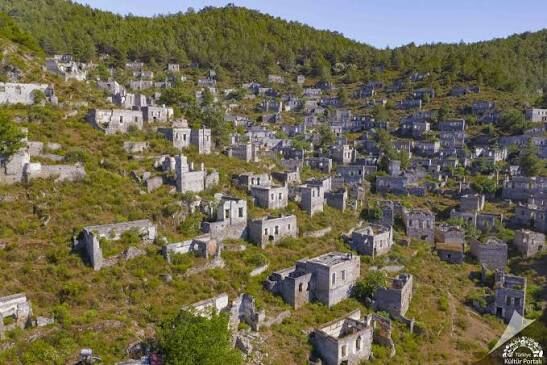 Fethiye'deki "Hayalet Köye" Ziyaretçi Akını