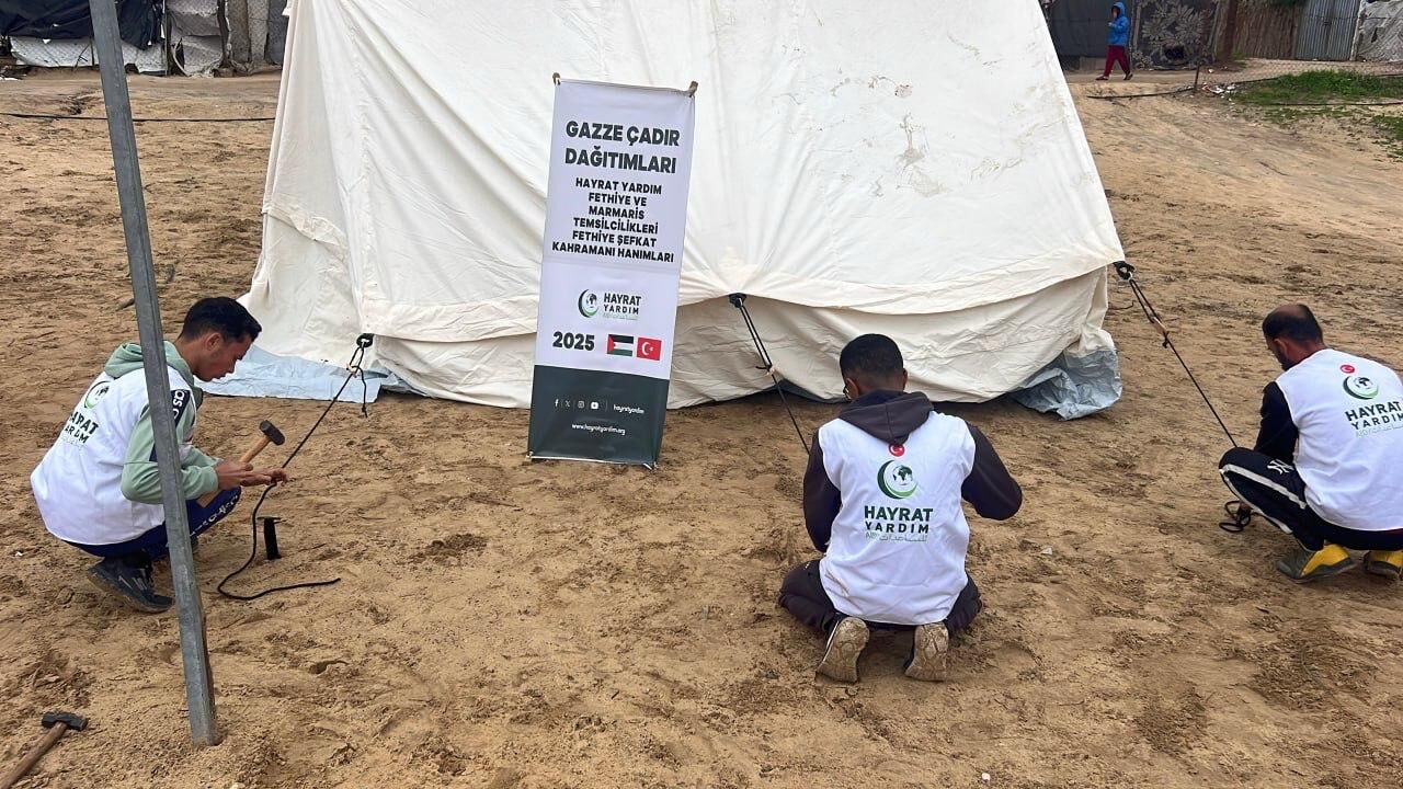 Fethiye'deki Kermes Geliri Gazze’ye Ulaştırıldı