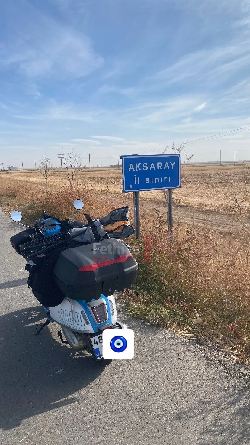Fethiye’den Adıyaman’a 50 CC Motorla 3 Bin 40 Kilometrelik Yolculuk