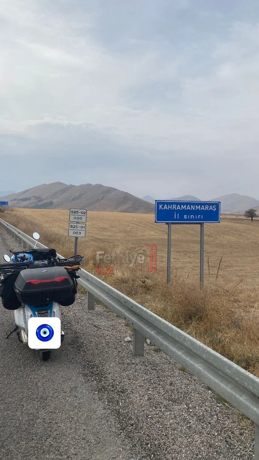 Fethiye’den Adıyaman’a 50 CC Motorla 3 Bin 40 Kilometrelik Yolculuk
