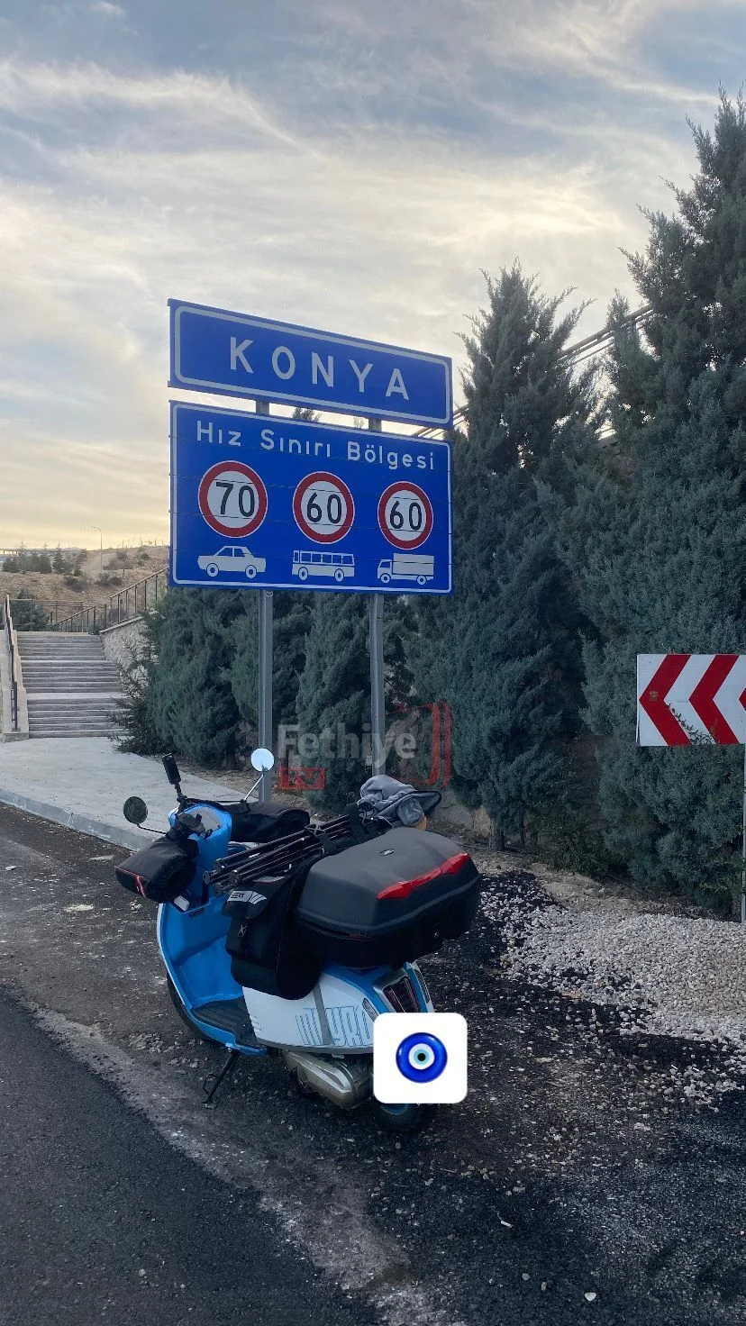 Fethiye’den Adıyaman’a 50 CC Motorla 3 Bin 40 Kilometrelik Yolculuk