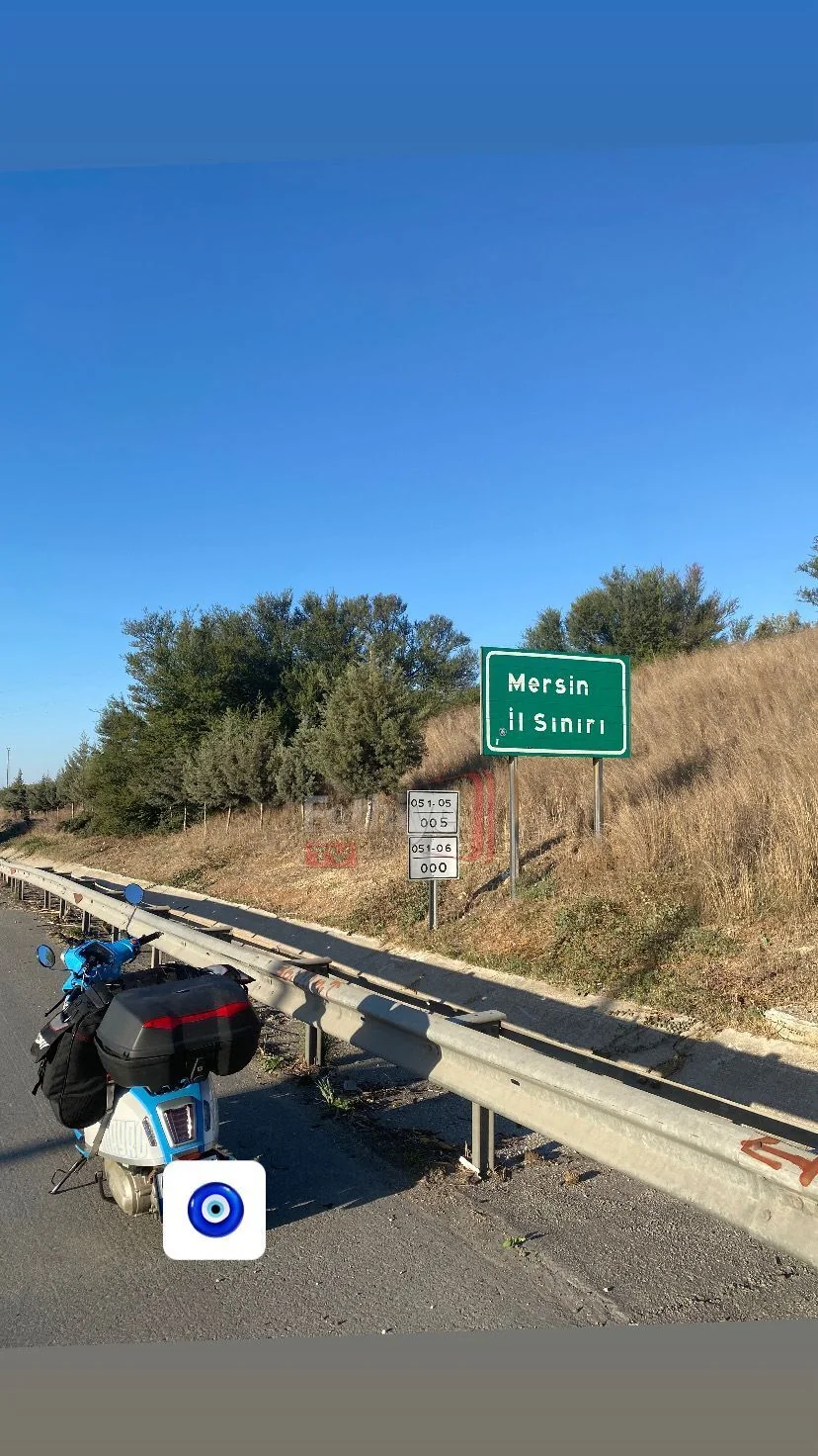 Fethiye’den Adıyaman’a 50 CC Motorla 3 Bin 40 Kilometrelik Yolculuk