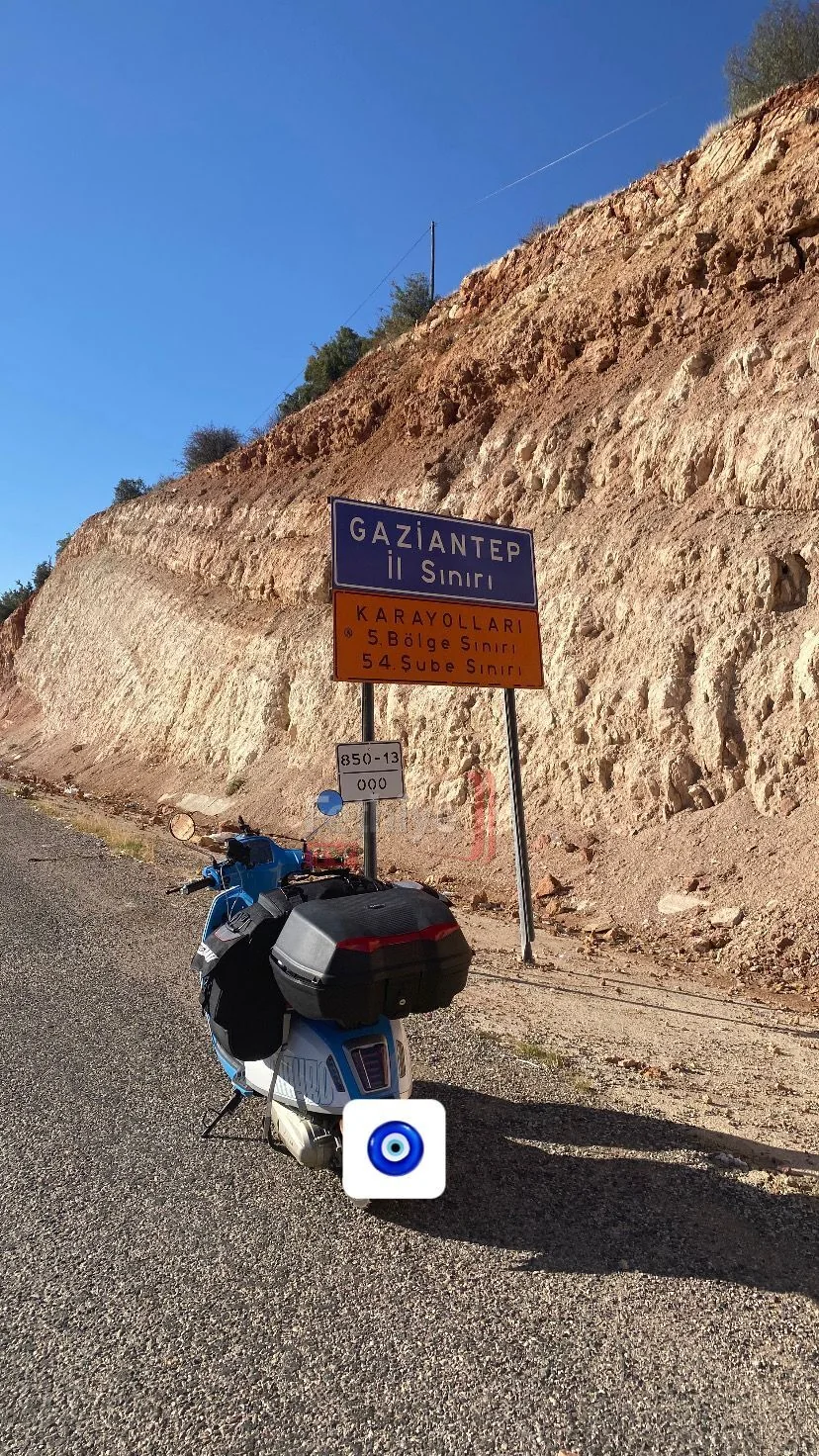 Fethiye’den Adıyaman’a 50 CC Motorla 3 Bin 40 Kilometrelik Yolculuk