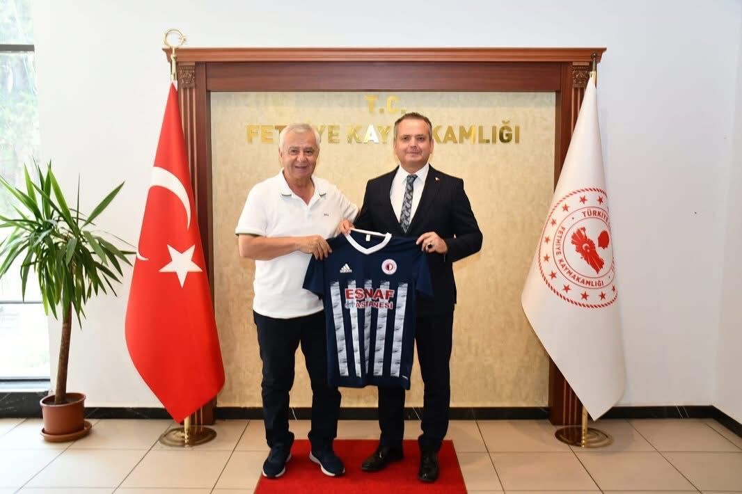 Fethiyespor Yönetiminden Kaymakam Akkaya’ya Hayırlı Olsun Ziyareti