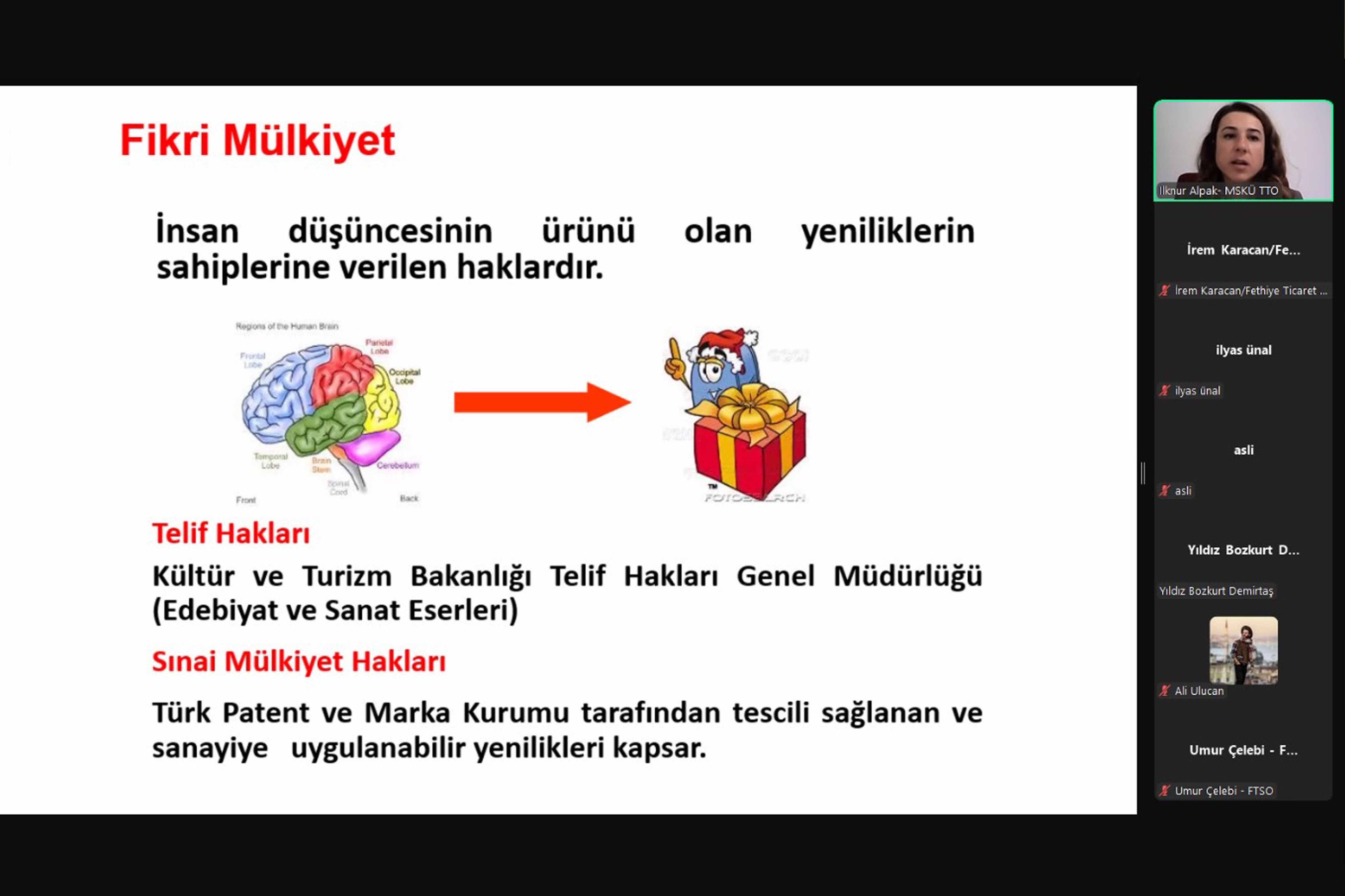 Fikri Hakların Kullanımı Ve Ticarileştirme Süreçleri Seminerde Anlatıldı