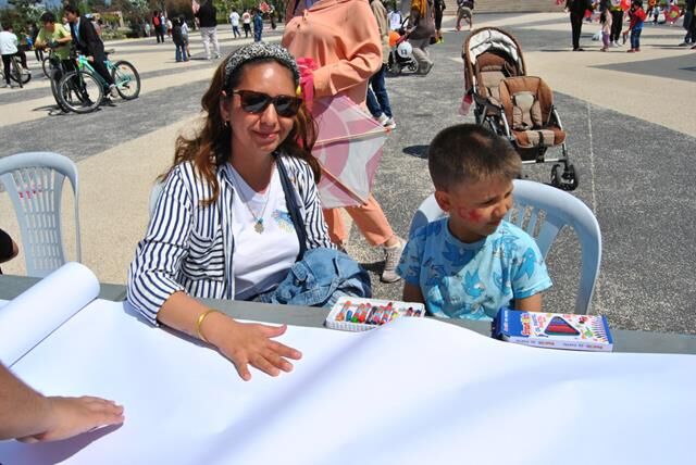 Fethiye'de Filistinli Çocuklar İçin Çizdiler