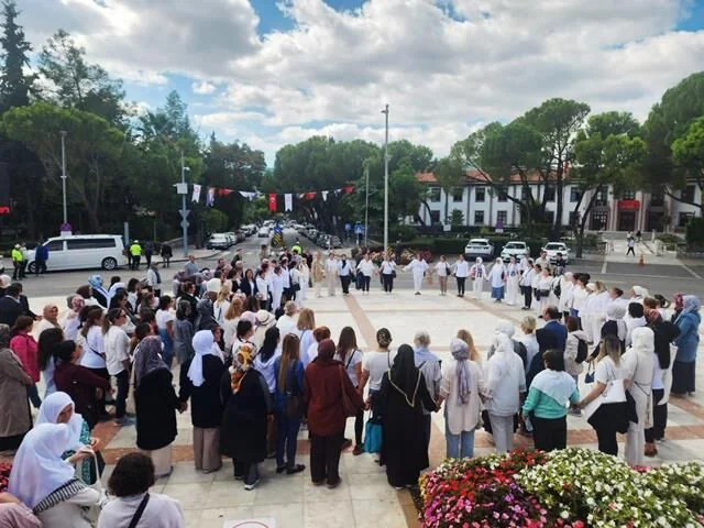 Gazze İçin Sessiz Çığlık Zinciri Oluşturdular