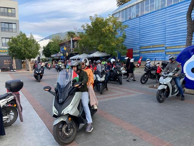 Fethiye'de Gazze’ye Özgürlük İstediler