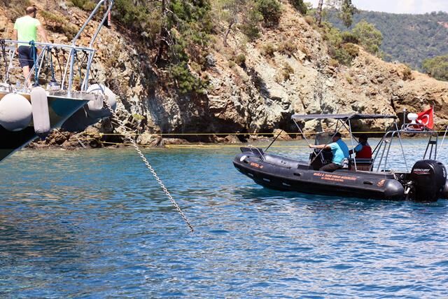 Göcek Koylarındaki Tekneler, Çapa Yerine Mapa-Şamandıra Sistemine Geçiyor