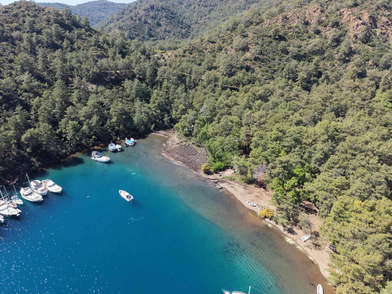 Göcek Osmanağa Koyu’nda İnşaat Başladı