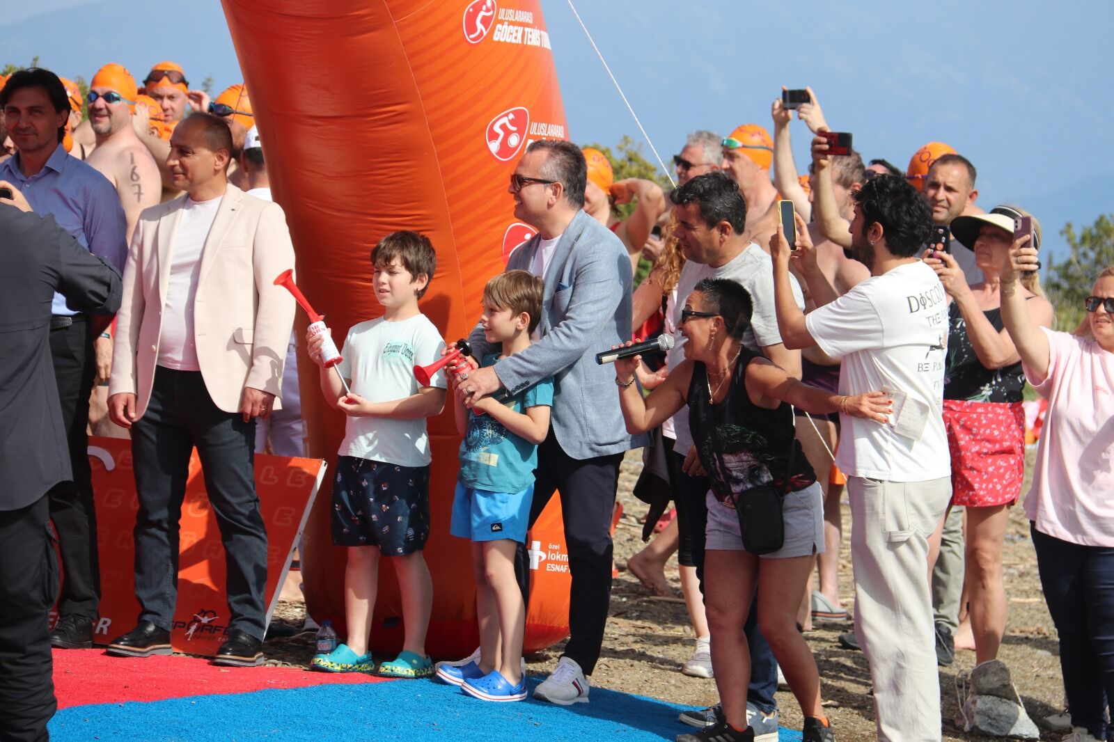 Göcek’te Açık Su Heyecanı Başladı: 863 Sporcu Kulaç Attı