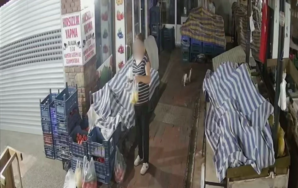 "Hırsızlık Yapma" Tabelası Da Durduramadı: Hırsızlık Yapıp Gitti
