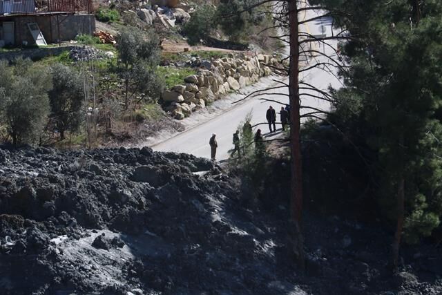 Seydikemer’de Heyelan Sonrası Ekipler Çalışmalarını Sürdürüyor