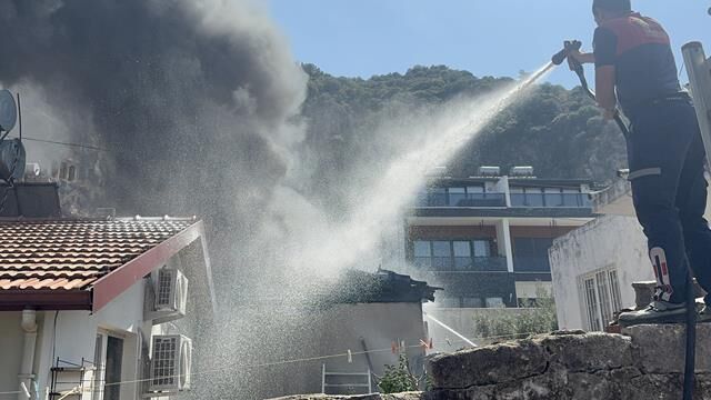 Fethiye’de Ev Yangını Korkuttu