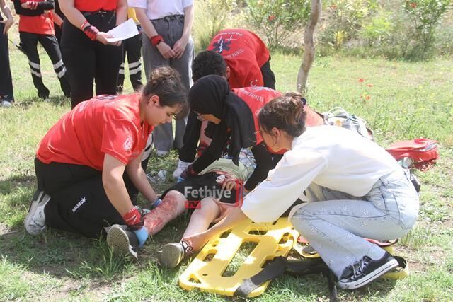 Fethiye’de Gerçeğini Aratmayan Afet ve Acil Durum Tatbikatı