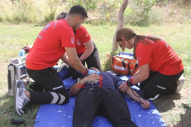 Fethiye’de Gerçeğini Aratmayan Afet ve Acil Durum Tatbikatı