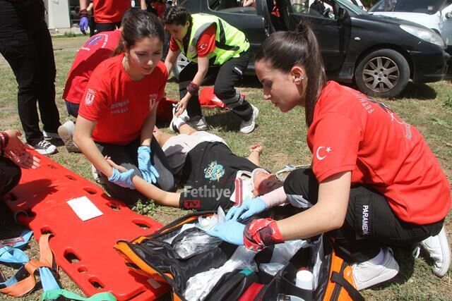 Fethiye’de Gerçeğini Aratmayan Afet ve Acil Durum Tatbikatı