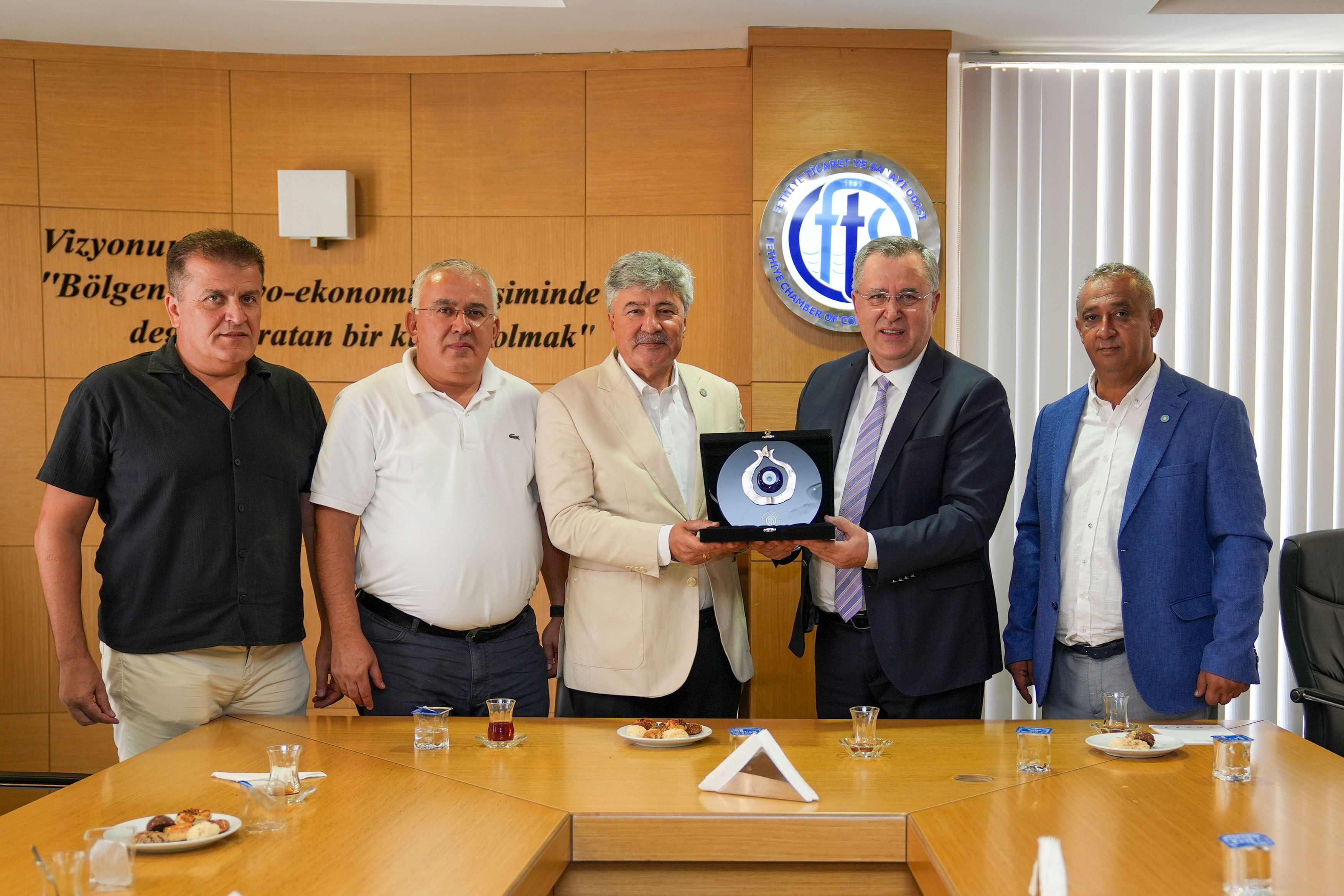 İyi Parti Muğla Milletvekili Metin Ergun, FTSO’yu Ziyaret Etti