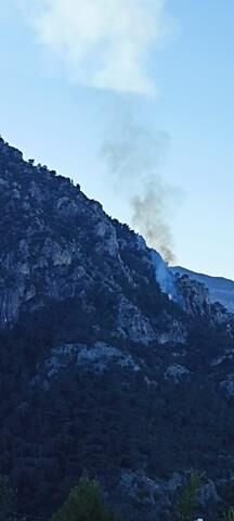 Kabak Koyu’nda Çıkan Orman Yangını Söndürüldü