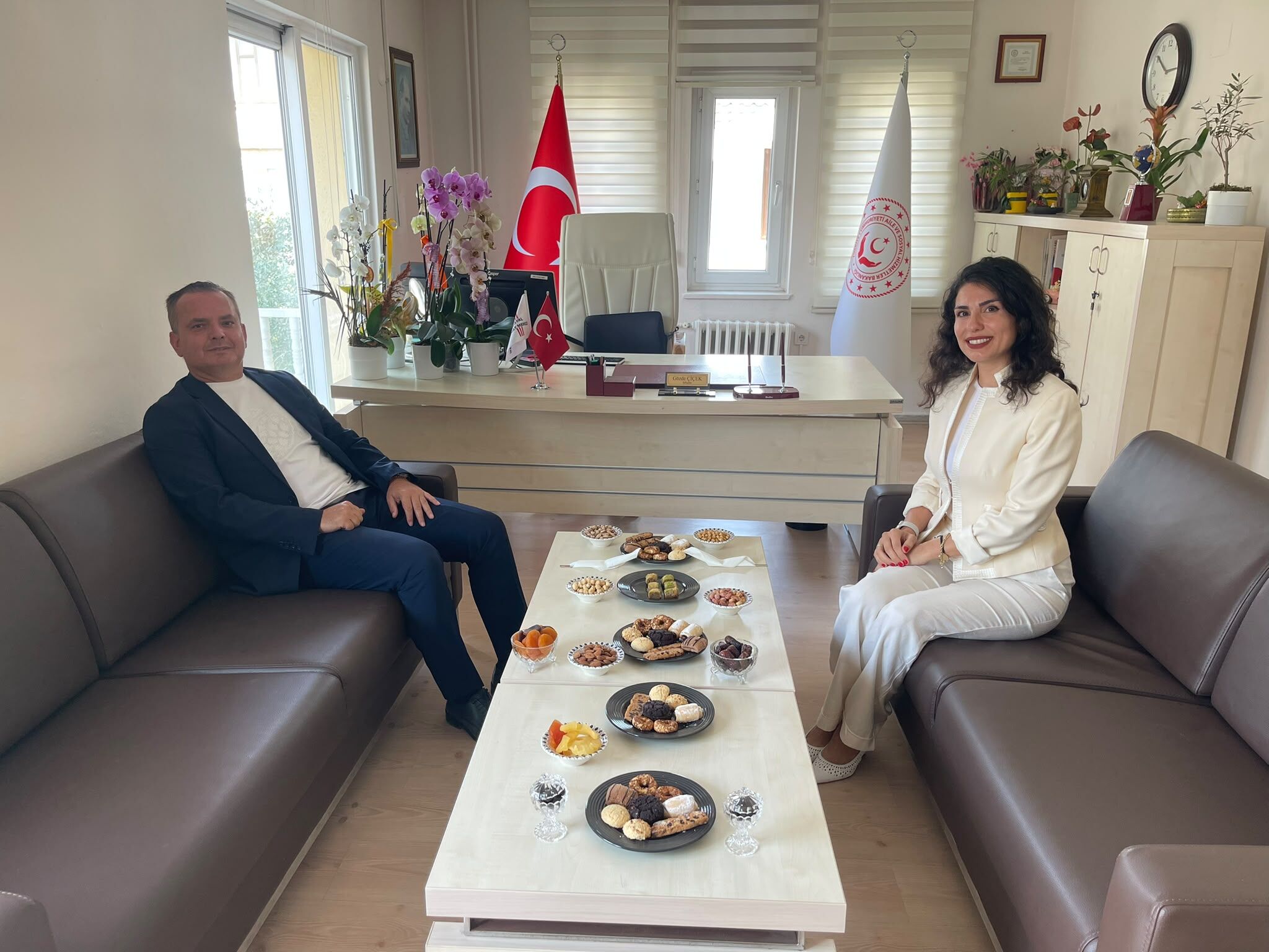 Kaymakam Akkaya'dan, Sosyal Hizmet Müdürlüğü’ne Ziyaret