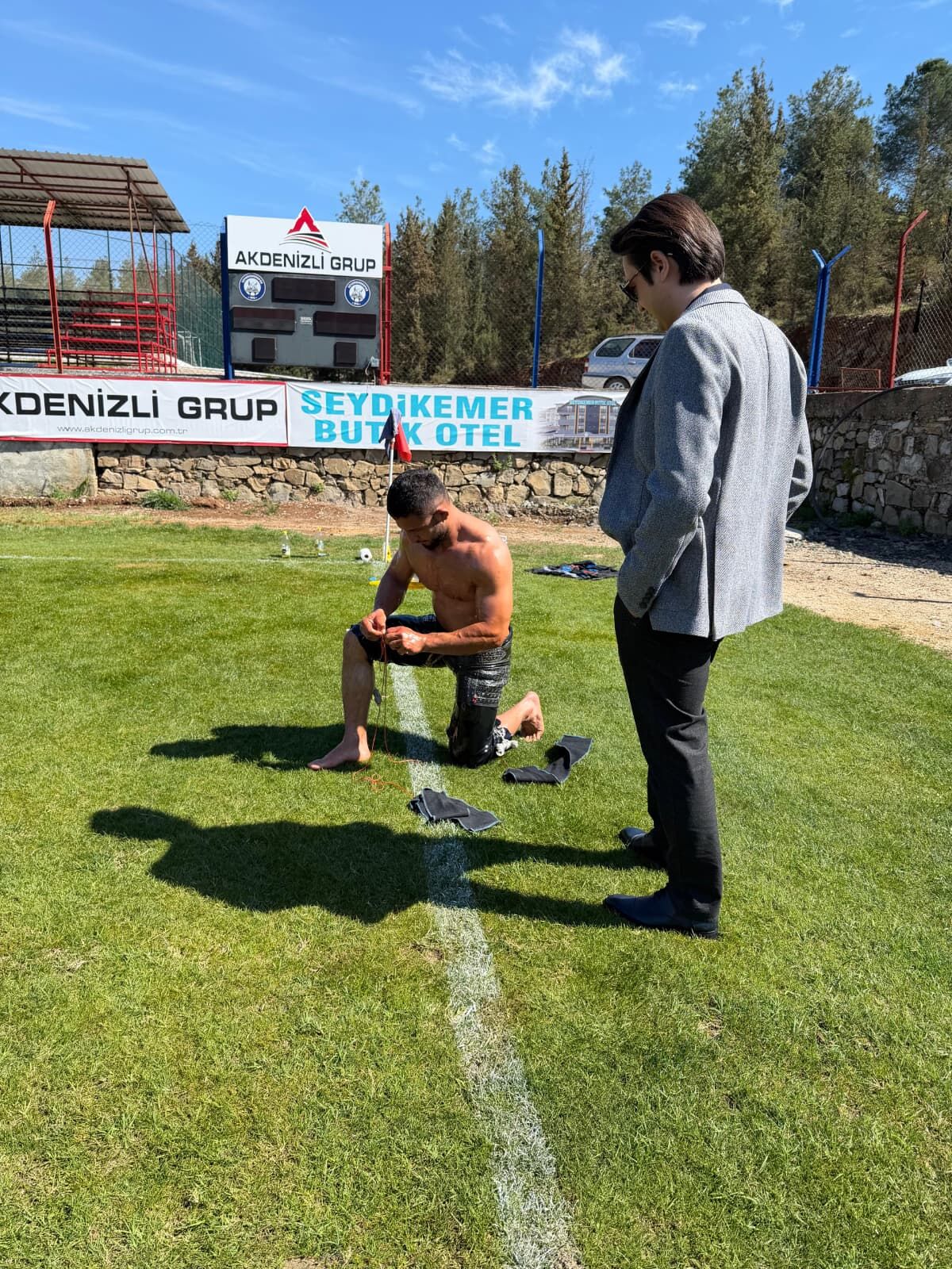 Kaymakam Dilekli’den Pehlivanlara Ziyaret
