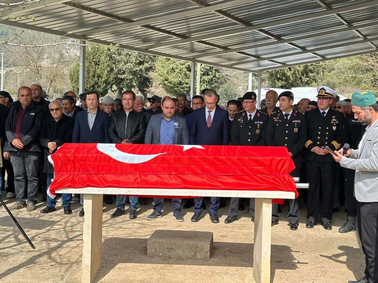 Kore Gazisi Seydikemer’de Son Yolculuğuna Uğurlandı
